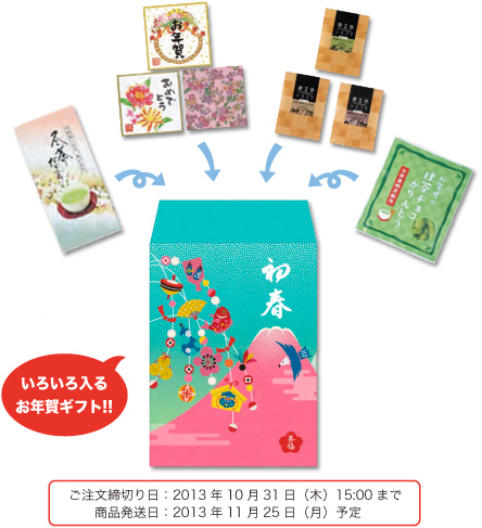 お年賀用パックにはなんでも入る大きさです！